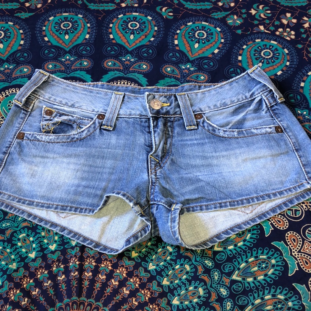 True religion Jean shorts